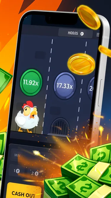 Chicken ROAD - MegaPari PERÚ Screenshot